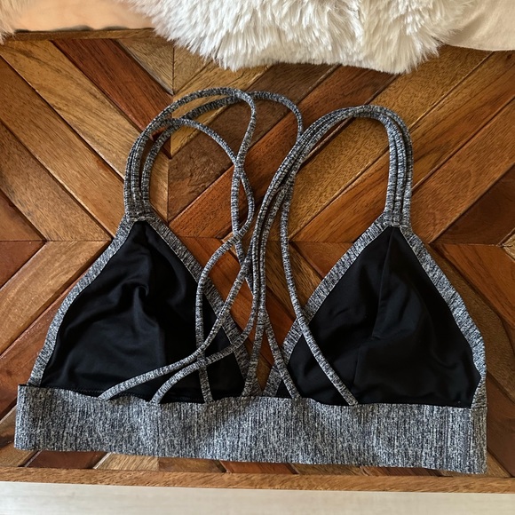 Grey/black PINK sports bra - Picture 2 of 2